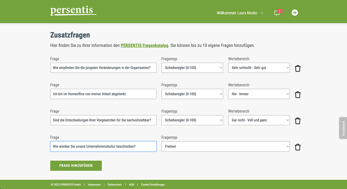 Grafik Zusatzfragen persentis